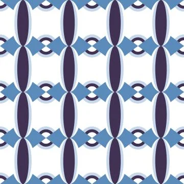 Seamless colourful pattern geometric backgrounds vector design Stock Illustration