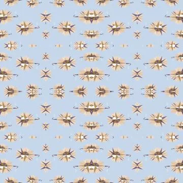 Seamless colourful pattern geometric backgrounds vector design Stock Illustration