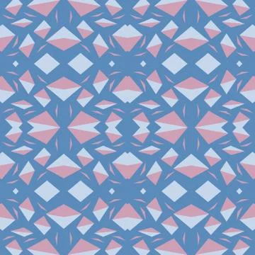 Seamless colourful pattern geometric backgrounds vector design Stock Illustration