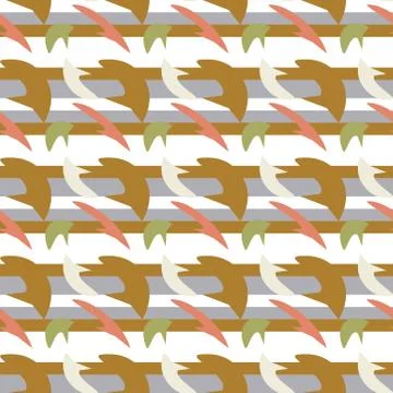 Seamless colourful pattern geometric backgrounds vector design Illustrazione stock