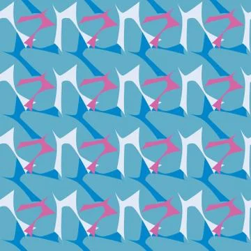 Seamless colourful pattern geometric backgrounds vector design Stock Illustration