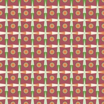 Seamless colourful pattern geometric backgrounds vector design Stock Illustration