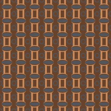 Seamless colourful pattern geometric backgrounds vector design Stock Illustration