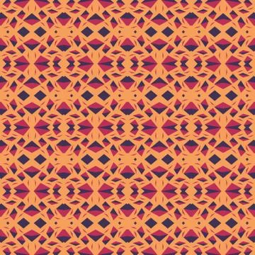 Seamless colourful pattern geometric backgrounds vector design Stock Illustration