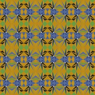 Seamless colourful pattern geometric backgrounds vector design Stock Illustration