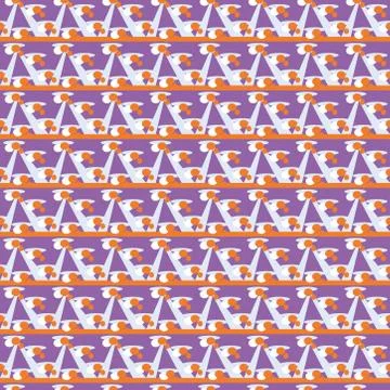 Seamless colourful pattern geometric backgrounds vector design Stock Illustration