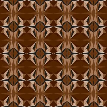 Seamless colourful pattern geometric backgrounds vector design 库存插图