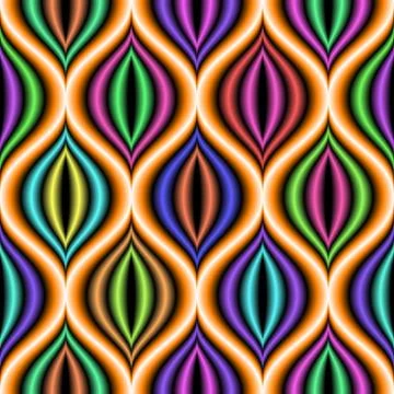 Seamless concentric shape background pattern. Stock Illustration