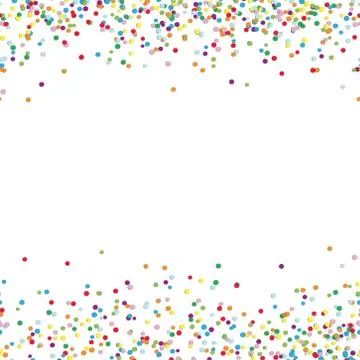 Seamless confetti background Stock Illustration