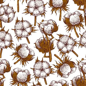 Seamless cotton buds Ilustración de archivo