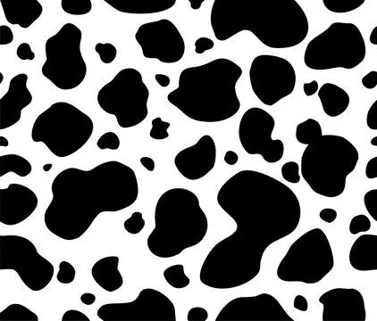 Seamless cow print Stock Illustration