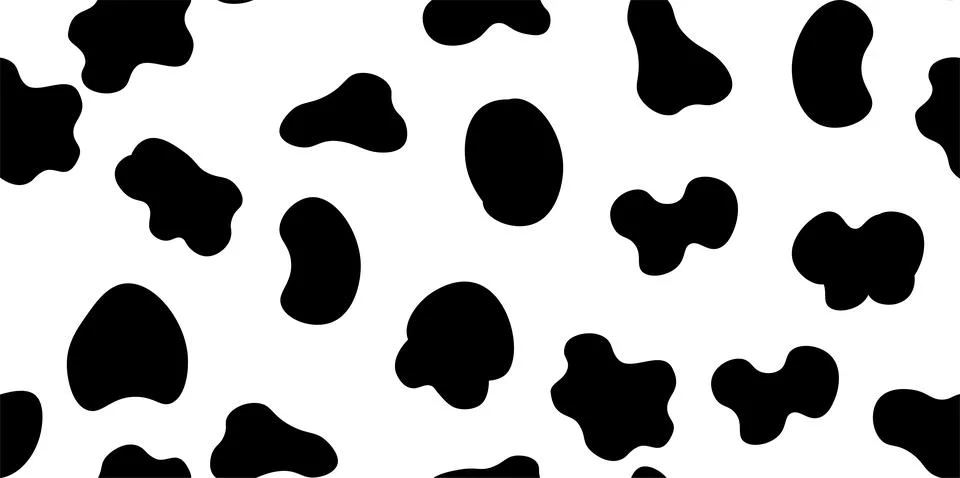 Seamless cow print Stock Illustration