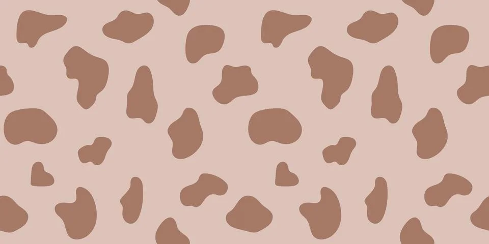Seamless cow print pattern Stock-Illustration
