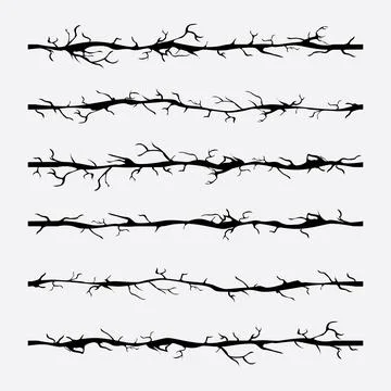 Seamless Crack Pattern EPS Vector Stock Illustration