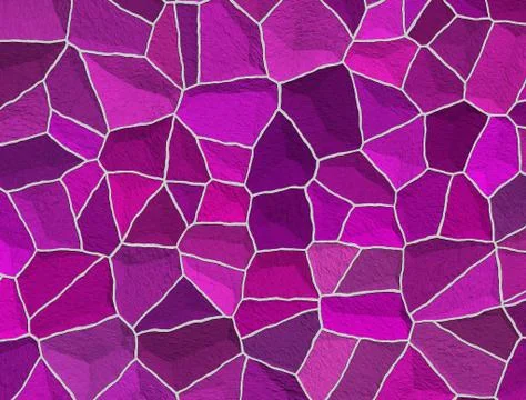 Seamless cracked multi colored pattern in red and pink Illustrazione stock