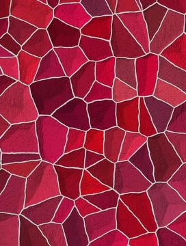 Seamless cracked multi colored pattern in red and pink seamless cracked mu... 스톡 사진
