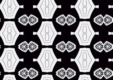 Seamless creative pattern Stock Illustration