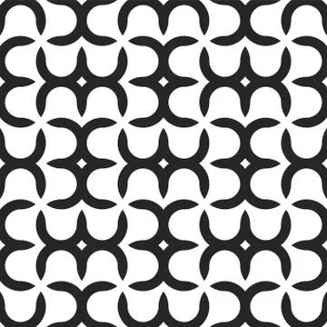 Seamless creative pattern - vector grid endless background. Simple white and イラスト素材