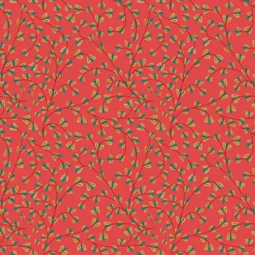 Seamless crispy flower pattern colored Perfect for Allover Print design Illustrazione stock