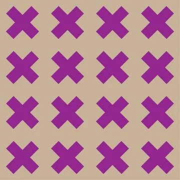 Seamless Cross Pattern, vector illustration Stock Illustration