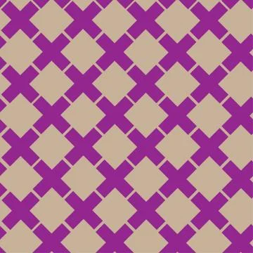 Seamless Cross Pattern, vector illustration Stock Illustration