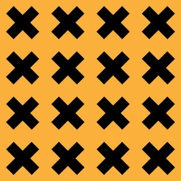 Seamless Cross Pattern, vector illustration Stock Illustration