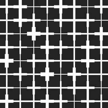 Seamless crosses pattern Stock Illustration