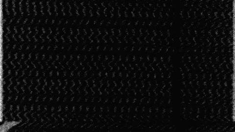 Seamless CRT VHS Static Overlay with Intentional Distorted Signal Effects Video stock 315179411