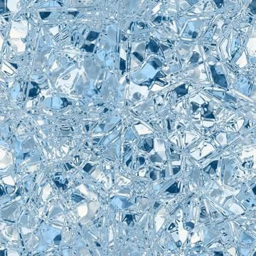 Seamless crystal glass pattern Stock Illustration