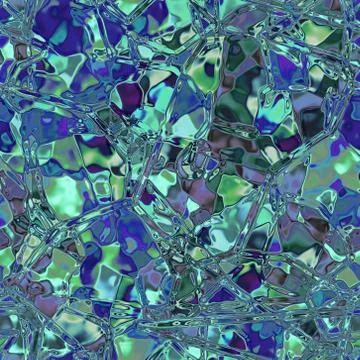 Seamless crystal glass pattern Illustrazione stock