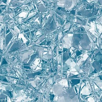 Seamless crystal glass pattern Illustrazione stock