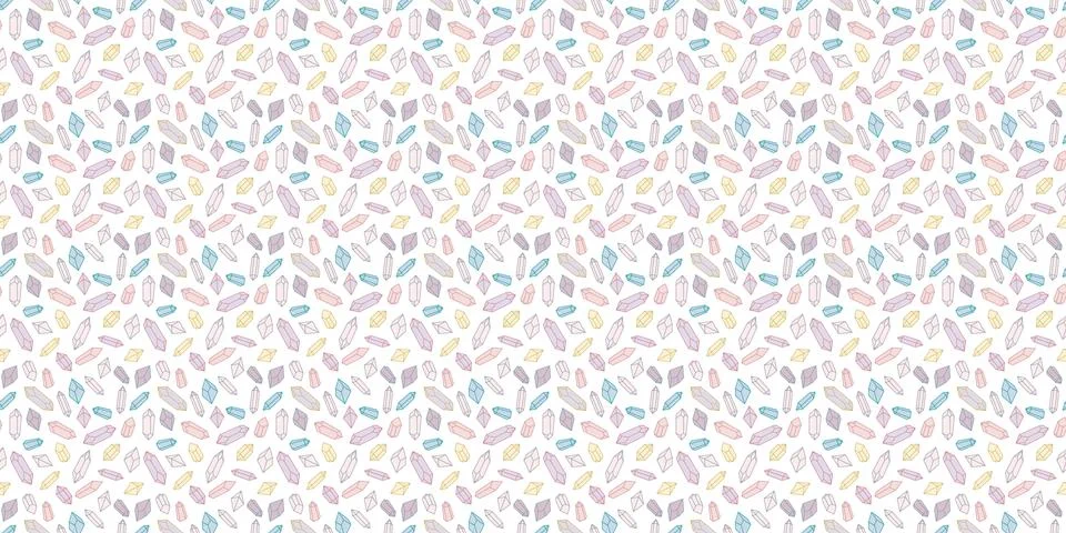 Seamless crystal repeat pattern vector background Stock Illustration
