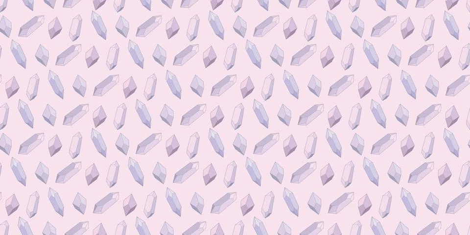 Seamless crystal repeat pattern vector background Illustrazione stock
