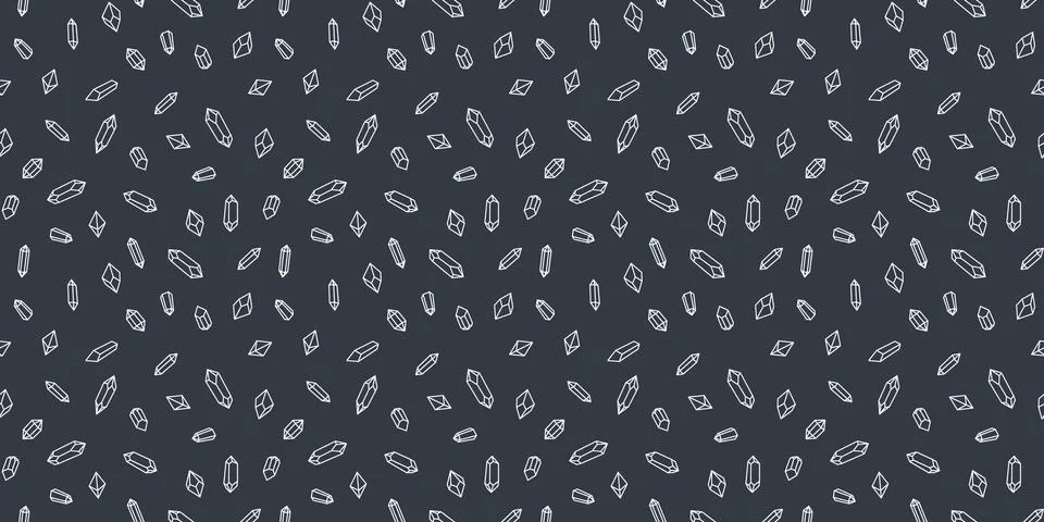 Seamless crystal repeat pattern vector background Illustrazione stock