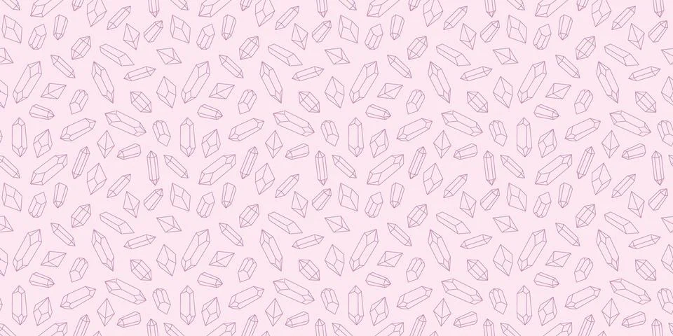 Seamless crystal repeat pattern vector background Illustrazione stock