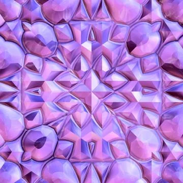 Seamless crystal texture Stock Illustration