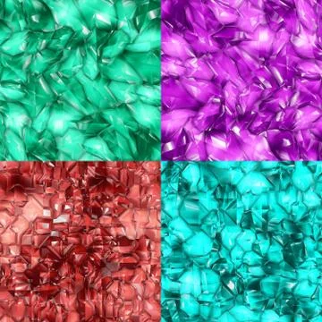 Seamless crystal texture Stock Illustration