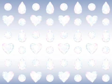 Seamless Crystal Wall Stock Illustration