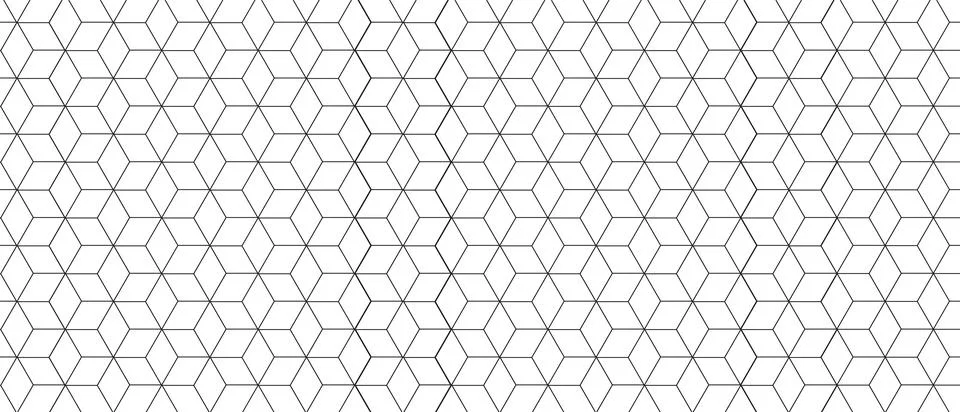 Seamless cube geometric pattern. Square or hexagon background. Vector illus.. Illustrazione stock