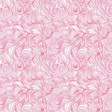 Seamless curl wave background Ilustración de archivo