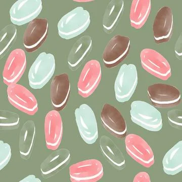 Seamless cute dot pattern background , greeting card or fabric Stock Illustration