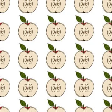 Seamless cute pattern. Pattern for textiles in hand draw style Stock Illustration