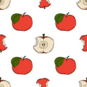 Seamless cute pattern. Pattern for textiles in hand draw style Stock Illustration