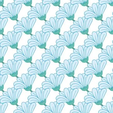Seamless cute pattern. Pattern for textiles in hand draw style Stock Illustration
