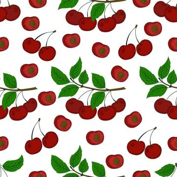 Seamless cute pattern. Pattern for textiles in hand draw style Illustrazione stock