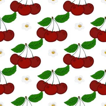 Seamless cute pattern. Pattern for textiles in hand draw style Illustrazione stock