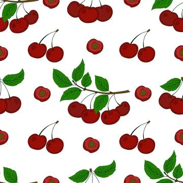 Seamless cute pattern. Pattern for textiles in hand draw style Stock Illustration