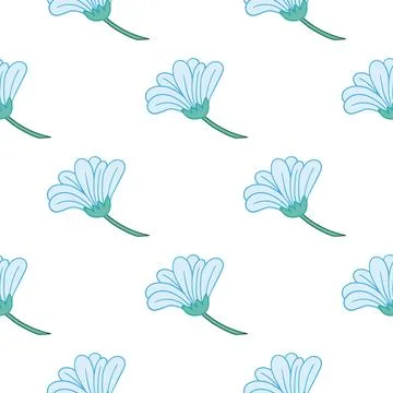Seamless cute pattern. Pattern for textiles in hand draw style Stock Illustration