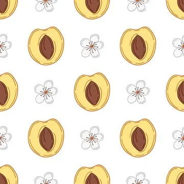 Seamless cute pattern. Pattern for textiles in hand draw style Stock Illustration