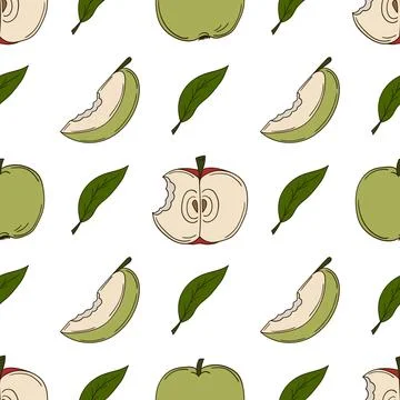 Seamless cute pattern. Pattern for textiles in hand draw style Stock Illustration